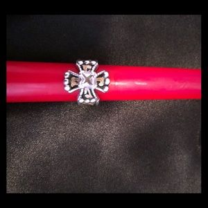 Hy O Silver Sterling Silver Cross Ring